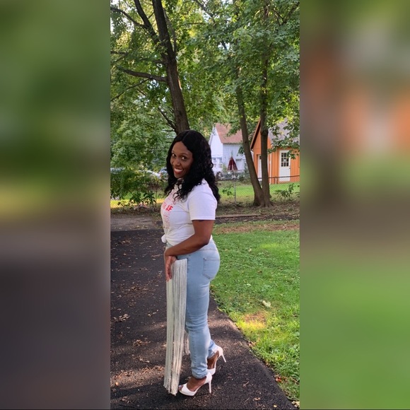 Fringe tassle jeans - Picture 2 of 3